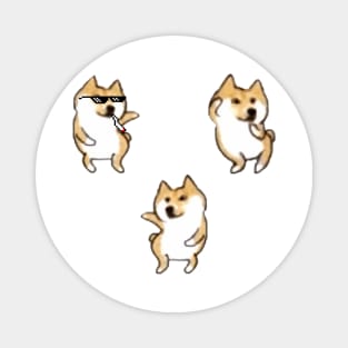 meme doge dancing Magnet